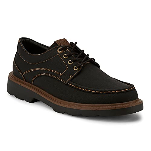 Dockers Mens Noland Rugged Casual Oxford Shoe, Black, 8 M