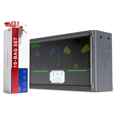 【2025 Special Bundle】SUNLU Official Filament Dryer Box S4,Four-Spool 3D Printer Dehydrator with Rapid Heating, Auto Humidity Control, and Advanced Triple Fan Upgrade, Fits PLA,PETG,ABS,TPU,P