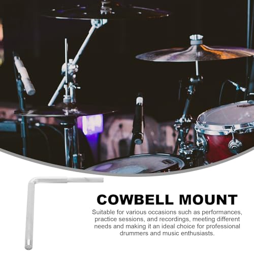 Abmoador soporte de metal para cowbell para batería miniatura 3