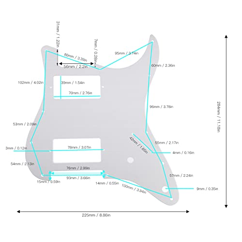 JOPESA Pickguard for Guitare, Plaque de Protection for Guitare, Bonne Correspondance, Protection sûre et Durable en… - Les Beatles, Paul McCartney, John Lennon, RIngo Starr, George Harrison JOPESA Pickguard for Guitare, Plaque de Protection for Guitare, Bonne Correspondance, Protection sûre et Durable en… – Image 7