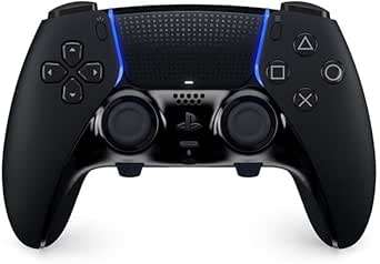 Playstation Sony, Manette DualSense Edge Officielle pour PS5, Sans Fil, Commandes Ultra-Personnalisables + Profils Interchangeables + Confort Amélioré, Boîte de Transport Incluse, Couleur : Noire