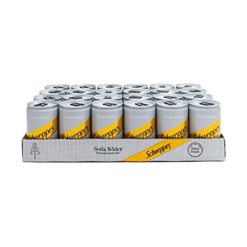 Schweppes Soda Water 150ml Mini Can - 24 Pack Cover
