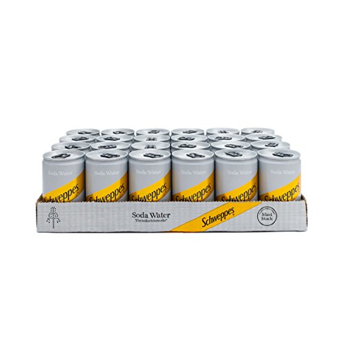 Schweppes Soda Water 150ml Mini Can - 24 Pack