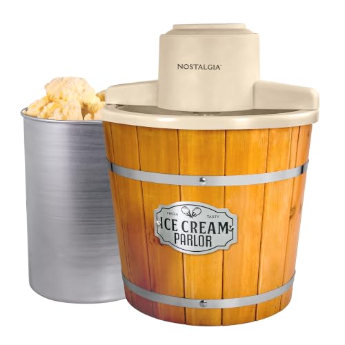 Nostalgia Electric Ice Cream Maker Parlor Style Old Fashioned Soft Serve Ice Cream Machine Makes Frozen Yogurt or Gelato in Minutes - Fun Kitchen Appliance White - 4 Quart product thumbnail 12