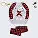 HBDHEJL Family Christmas 𝙋𝙖𝙟𝙖mas Matching Sets Fashion Cute Alphabet Xmas 𝙋𝙟𝙨 Set Soft Couples Holiday 𝙎𝙡𝙚𝙚pwear