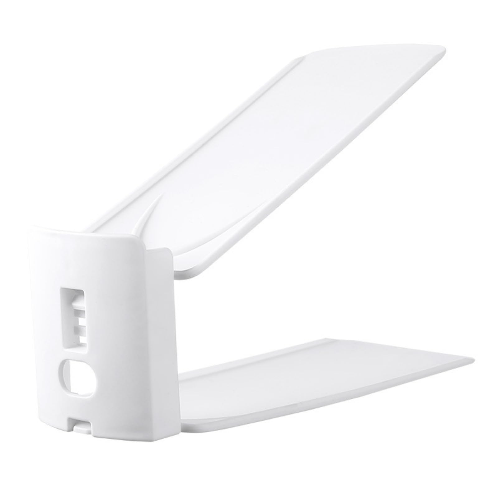 Alihludnb Pearl White Double Layered Shoe Holder For Home Dormitory, Shoe Cabinet, Shoe Storage Rack