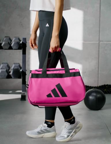 Image of adidas Power Gym Bag - Lightweight Small Duffel, Intense Pink /Black, OSFA