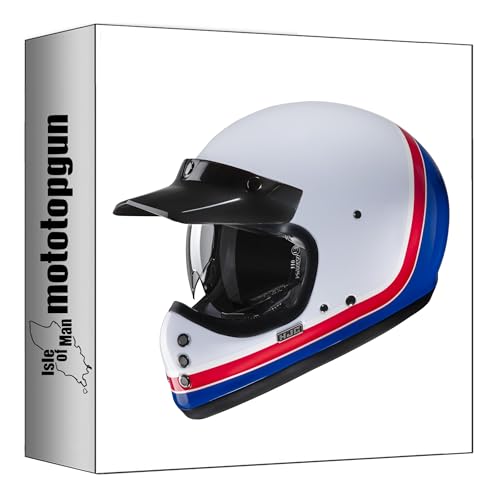 Casque intégral HJC V60 Scoby MC21 taille M pour vos virées en ville et balades café racer