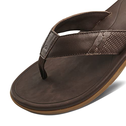 Image of REEF Leather Santa Ana Mens Sandal
