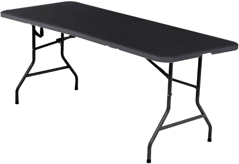 Mesa Dobrável Para Churrasco Maxchief 1,80 Mts C/alça Preto