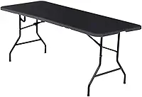 Mesa Dobrável Para Churrasco Maxchief 1,80 Mts C/alça Preto