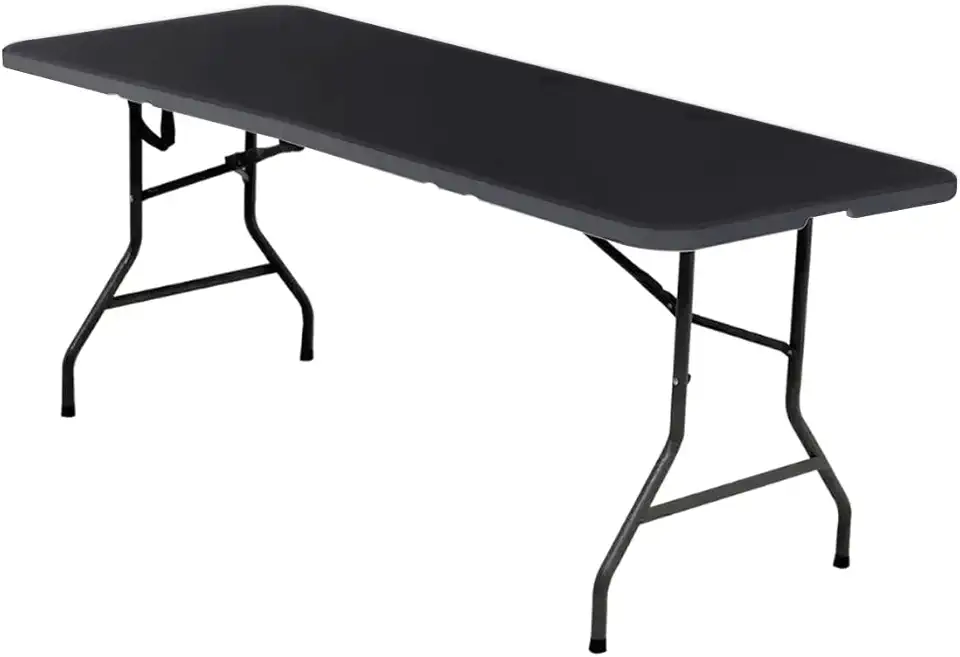 Mesa Dobrável Para Churrasco Maxchief 1,80 Mts C/alça Preto