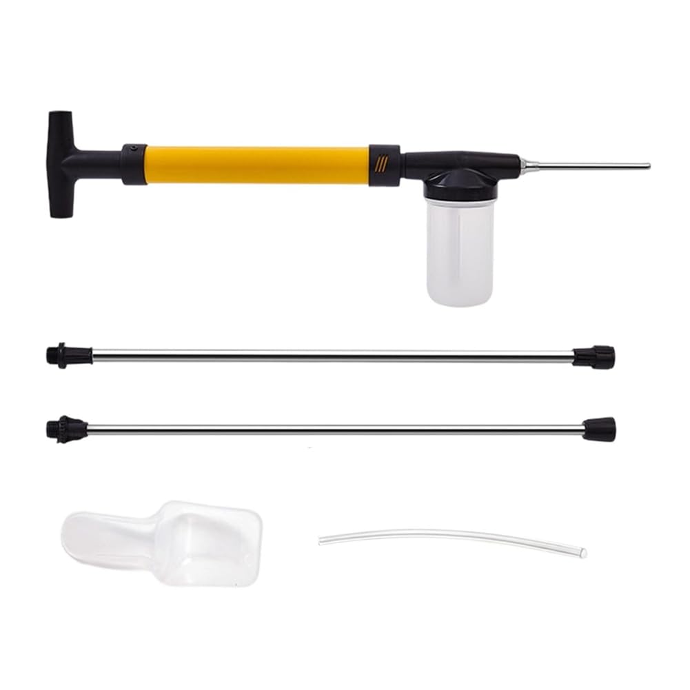 Aundhegrtt Duster Kit with Extension Poles and Diatomaceous Earth Powder for Indoor and Outdoor Applications