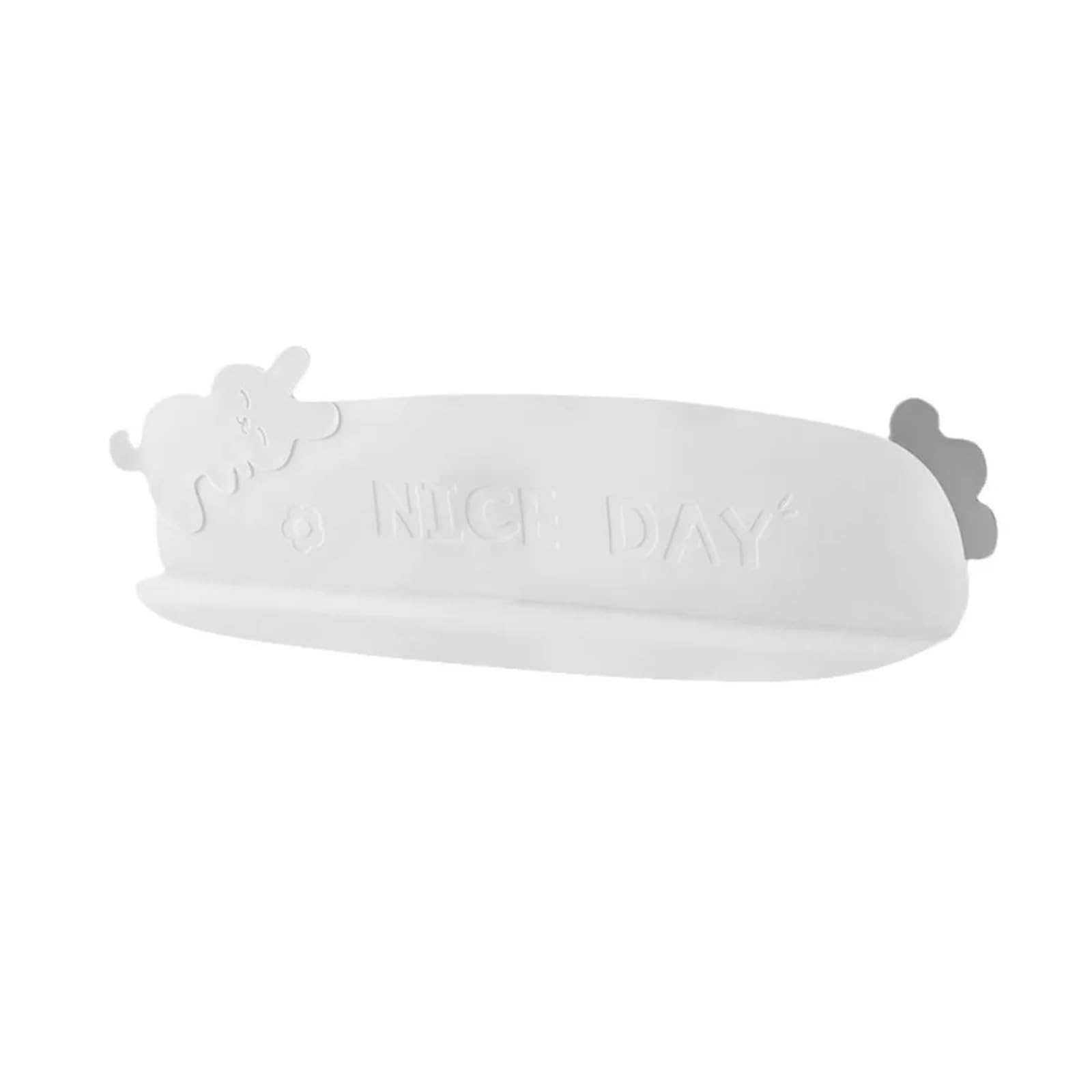 IRFHDCX Sink Splash Guard Silicone Kitchen Water Baffle Reusable Soft Sink Splash Guard Practical Anti-splash(White)
