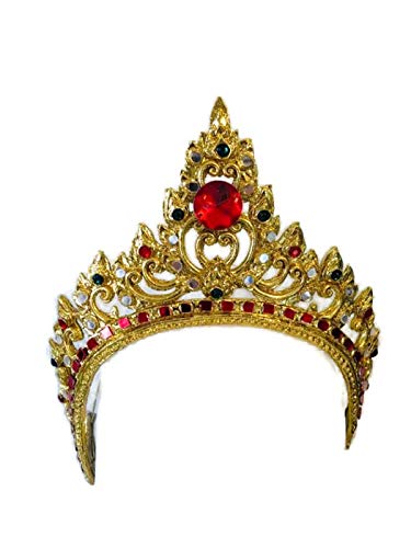 Cap Traditional Thai Style Dance Headdress hat