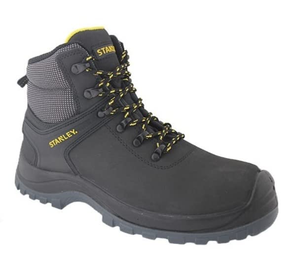 NEW MENS STANLEY NOVA SAFETY STEEL TOE CAP WORK APPRENTICE LIGHWEIGHT LEATHER BOOTS ANKLE SHOES