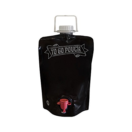 1.5L Wine Growler Pouches (3 pack) [Eco-Friendly Glass Growler Alternative] - Easily Bottle, Dispense & Store Your Wines - Perfect For Home Winemakers and Small Wineries to Sell in Your Tasting Room!