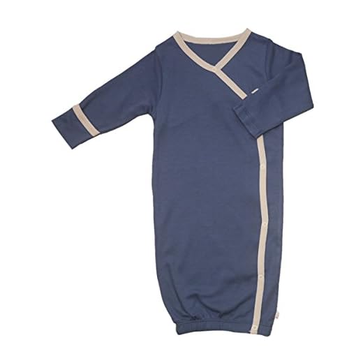 Babysoy Baby Eco Essential Kimono Bundler, Indigo, 0-3 Months