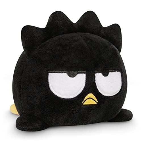 TeeTurtle Reversible Sanrio Badtz-Maru Plushie 4-Inch Flip Plush Toy with Embroidered Details - Cute Mini Collectible Plush for Kids, Teens, and Adults
