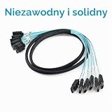 CableDeconn Szybki kabel SATA 6 Gb/s SATA 6 SAS do serwera 6 sztuk (1 m)