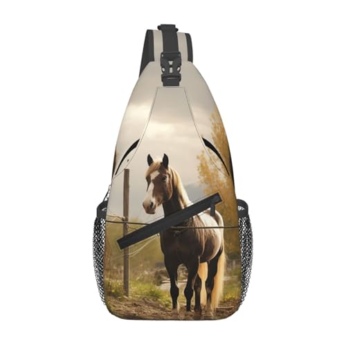 Mochila bandolera pequeña para senderismo unisex miniatura 2