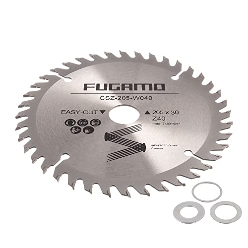 HM Kreissägeblatt Ø 205 x 30/25,4/20 / 16 mm 40 Zähne Sägeblatt für Holz Cover