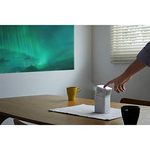 Image of BenQ GV1 Wireless Mini Portable Projector | Google Cast & AirPlay | Bluetooth Speaker | Wi-Fi (or Wireless Display) | USB-C | HDMI Connectivity