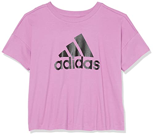 T-shirt fille adidas lilas coupe ample en taille M 10/12 ans