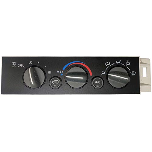 OKAY MOTOR Heater A/C Control Panel 9378815 for Chevy GMC C/K 1500 2500 3500 Pickup Suburban Tahoe Yukon Cadillac Escalade 599-007 16238895