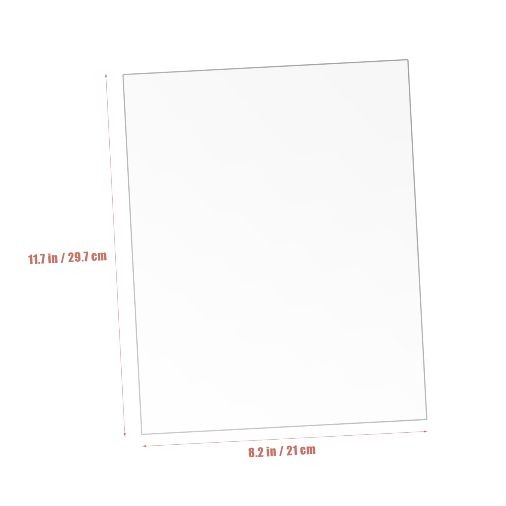 ARTIBETTER 10pcs Sheets Clear Plastic Sheets for Painting and Crafting High Clarity Boards for Artwork Display Durable and Lightweight Sheets for Versatile Use