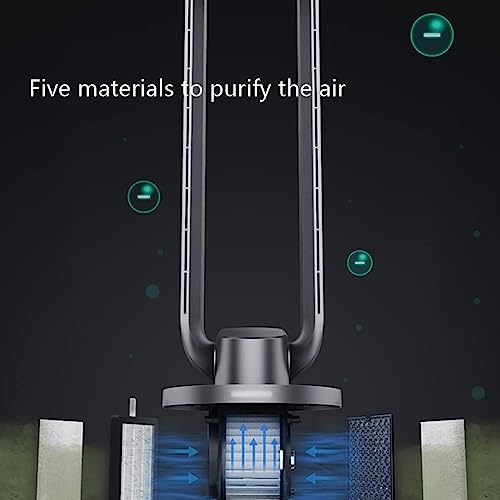 Ventilador de torre doméstico de 9 velocidades KANBUN com controle remoto, ventilador oscilante de p