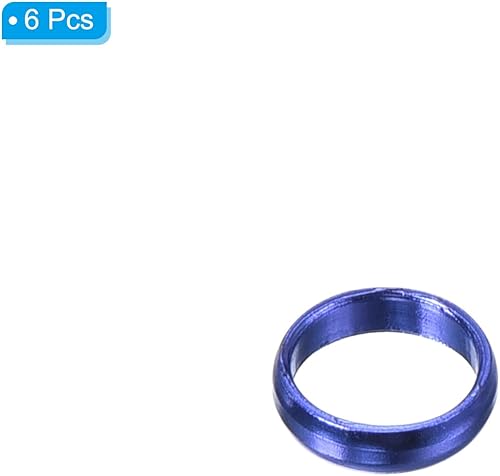 Miniatura 3 de PATIKIL Anillo de eje de dardo, accesorios de aluminio del anillo O del dardo para los ejes del plástico y de nylon