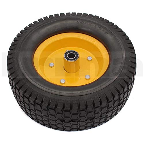 Roue Solide Anti-Crevaison pour Brouette - PU Polyuréthane - 305mm 5.00-6 - 15mm Trou - Roue de Remplacemet pour Brouette, Chariot de Transport, Chariot de Jardin
