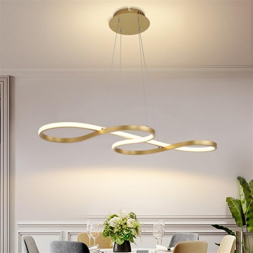 Lustre LED moderne pour salon : suspension style loft contre le manque de clarté - 6