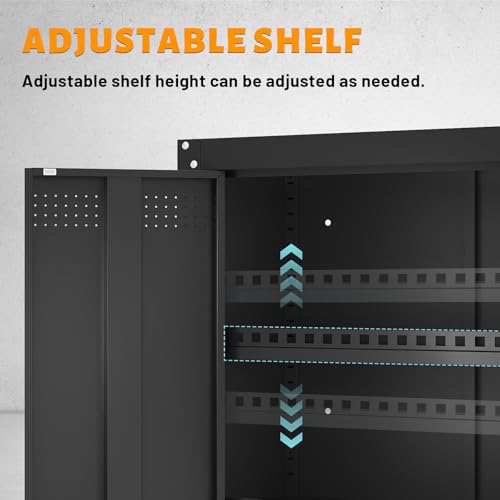 Garage-Wall-CabinetsLocking-Metal-Wall-Cabinets-for-Garage-Wall-Mounted-Garage-Cabinets-with-Adjustable-Shelf-Anti-Fall-RailsGarage-Wall-Tool-Cabinet-for-GarageBasement