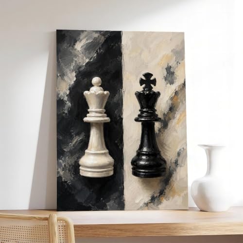 Impression sur toile échecs chic | Idée cadeau design pour passionnés - 7