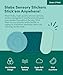 Speks Slabs Silicone Sensory Stickers | Calming Strips & Fidget Stickers for Desk | Anxiety & Focus Tool for Teens and Adults | Green 3-Pack
