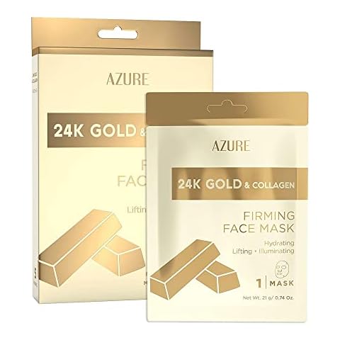 AZURE 24K Gold Firming Face Mask Cover
