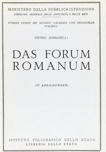  Il Foro Romano. Guida. Ediz. tedesca