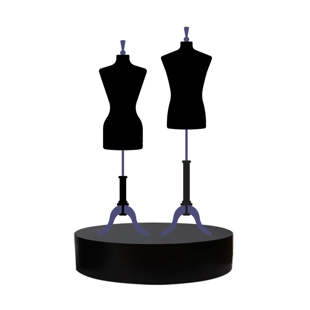 Présentoir à Fleurs Multicouche en métal avec Seau – Support Polyvalent pour Plantes, magasins de vêtements, boutiques de Mariage, Socle cylindrique, Base de comptoir Ronde