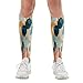 FekiLoot Hand Drawn Pattern Compression Socks Cozy Soft Support Socks Fashion Breathable Knee High Tube Socks for Adult