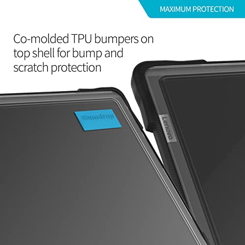 Gumdrop Slimtech Laptop Case Fits Lenovo 300E Chromebook (2Nd Gen, Intel). Designed For K-12 Students, Teachers And Classrooms – Drop Tested, Rugged, Shockproof Bumpers For Reliable Device Protection #TOP5