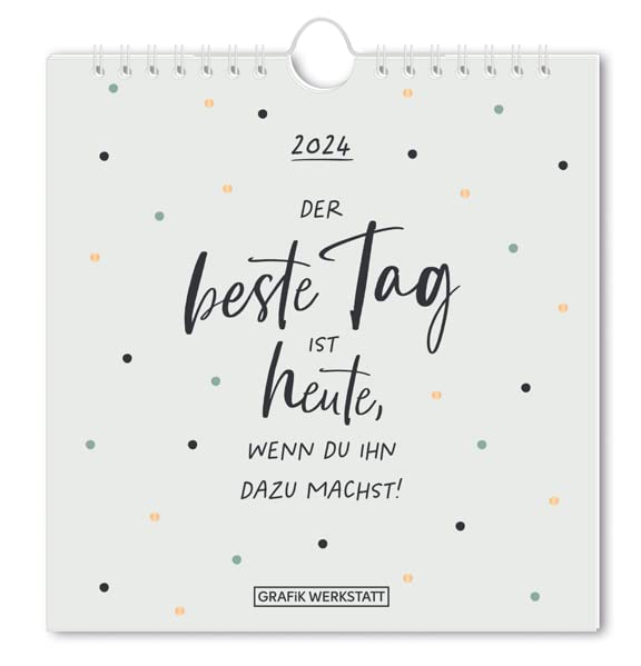 Postkartenkalender 2024 Der beste Tag