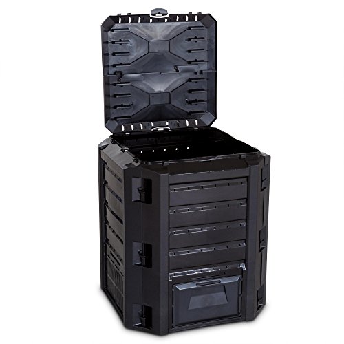 Foto von Schnellkomposter 380 Ltr Gartenkomposter schwarz Thermokompost