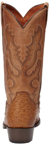 Dan Post Boots Mens Tempe Ostrich Round Toe Boots - Brown - Size 10.5 D #TOP2