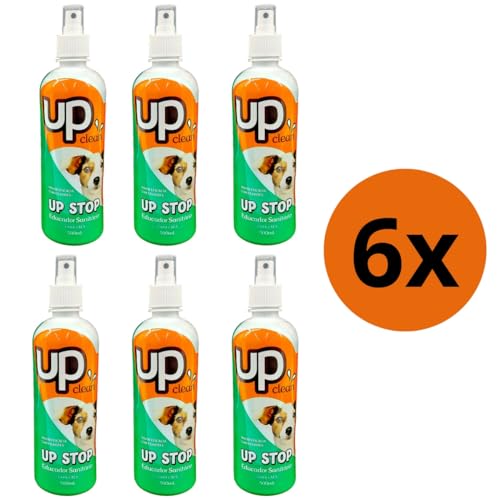 06x Educador 500ml Sanitário Pet Xixi NÃO PODE Cães Spray Limão