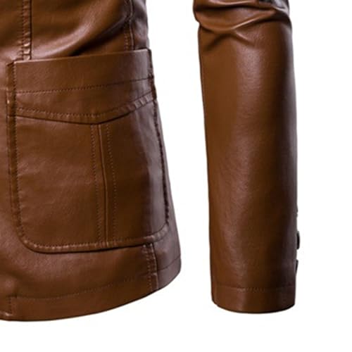 Chaqueta cuero sintético para hombre tamaño X-Large miniatura 5