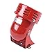 Red Motorized Buzzer for -190, 110dB Loud Alarm, High Power Electric with 40W, AC220V/DC12V/DC24V, IP44 Rated, for Industrial Mini Motor Alarms(AC220V)