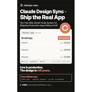 Claude Design Sync - Ship the Real App Audiobook By J Cook cover art