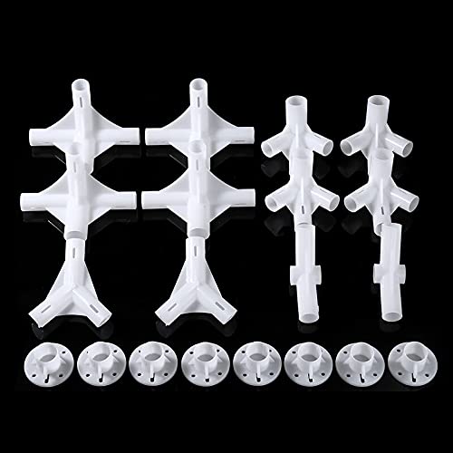Tent Spare Parts Tent Corner Connector Plastic Pipe Fitting Pratical